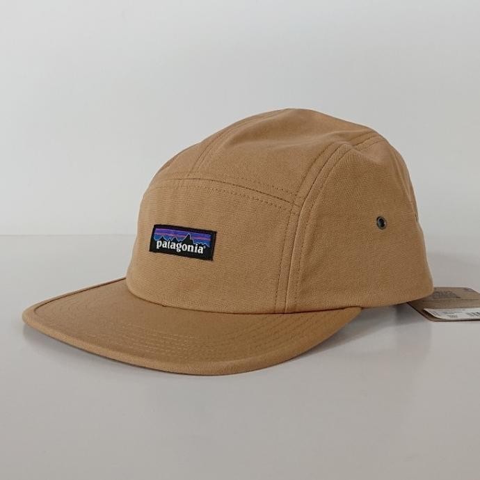 TOPI ORIGINAL PATAGONIA P6 LABEL MACLURE HAT (GRAYLING BROWN) TOKOADE5