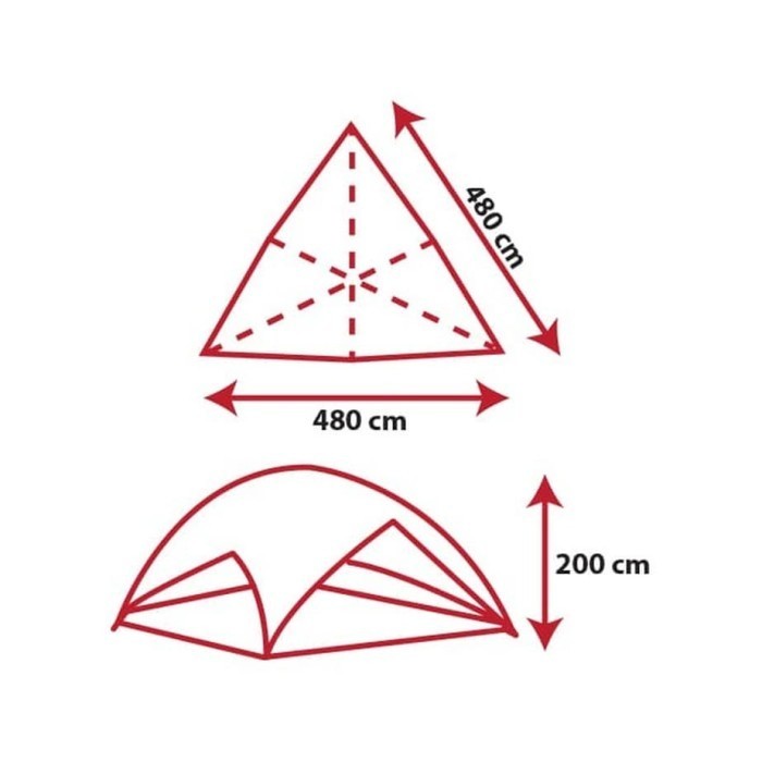 Tenda Camping Hillman Easy Trap Outdoor Hiking Tent Tenda Pantai Masak Asfi
