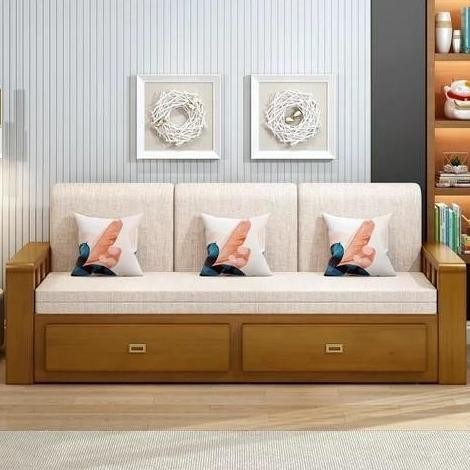 PROMO IDEA - SOFA BED LACI MULTIFUNGSI | SOFA MINIMALIS 3 SEATER | TOKOERHAN5