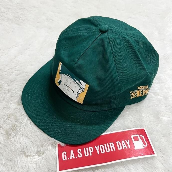 VANS X ONE PIECE ZORO COLLAB GREEN JOCKEY HAT  TOKOADE5