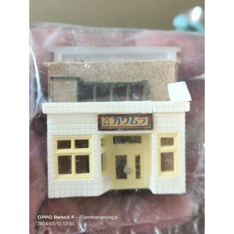 miniatur rumah toko jepang TOMYTEC rakit