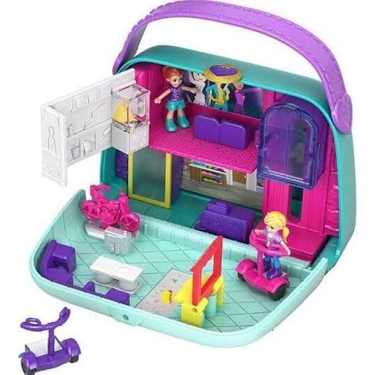 Polly Pocket Collection, Mini Mall, Perfume, Donut, Surf And Music Box Pengiriman Cepat