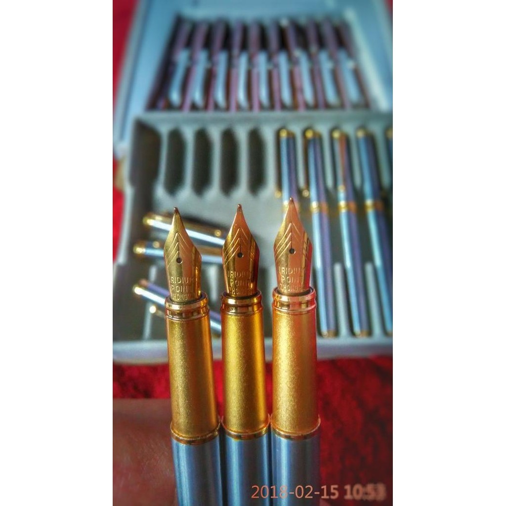 

Pena Langka. Fountain Pen Iridium Point Zhonghu Titanium Original