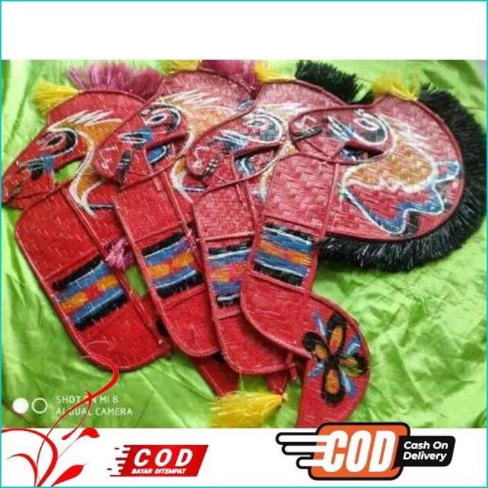 TERLARIS BIG SALE MAINAN ANAK KUDA LUMPING KAYU + CAMBUK KUDA ROTAN - MAINAN JARANAN TRADISIONAL DAE