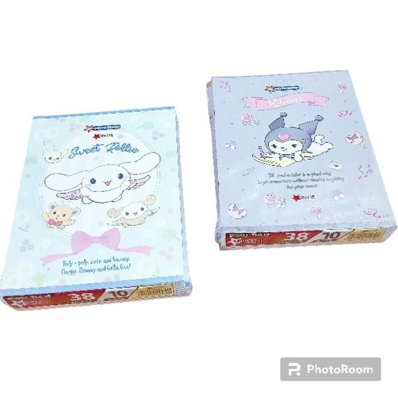 

{NEW} Buku tulis karakter KUROMIE / CINNAMOROL (38 lembar 10 buku) TERLARIS