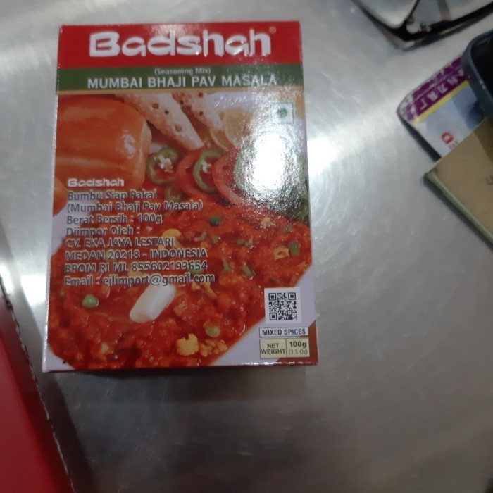 

Silahkan Order] badshah pac bhaji masala 100gm