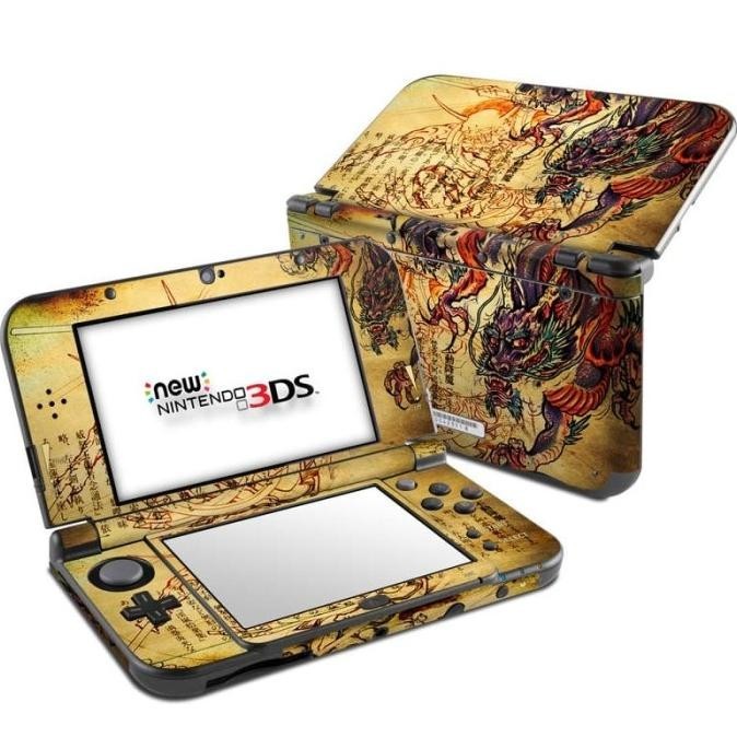 Garskin skin old new Nintendo 3ds XL  / reguler case  - dragon skin