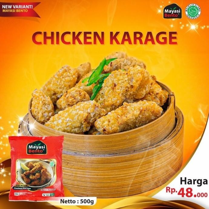 

Produk Terbaik] Chicken Karage Frozen food Mayasi Bento Makanan beku ayam olahan 500g