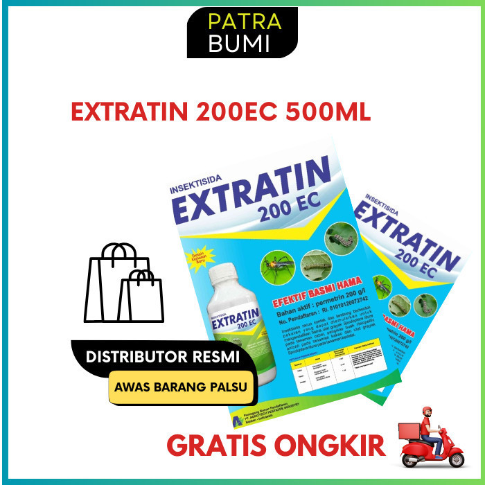 Extratin 200Ec 500Ml - Extratin Pertanian 200Ec 500Ml Produk Asli Pabrik
