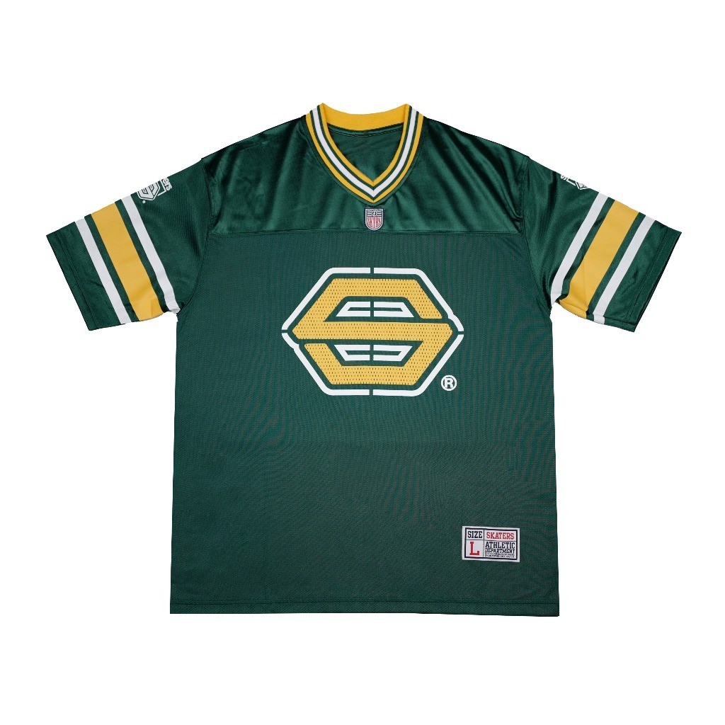 [BEST DEAL] Skaters T-Shirt NFL Jersey Dk Green/Green