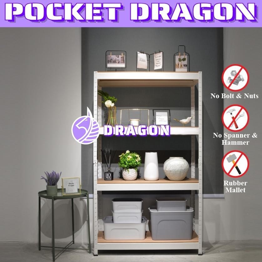 CR - Minimalis Rak besi siku 5/6 susun Rak Gudang Rak supermarket rak dapur Rak besi serbaguna Rak A