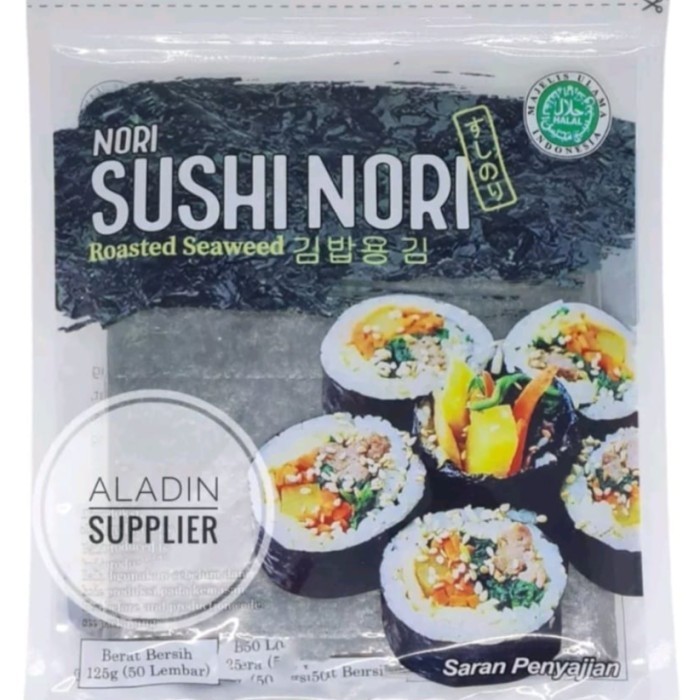 

Sushi Nori Halal isi 50 lembar