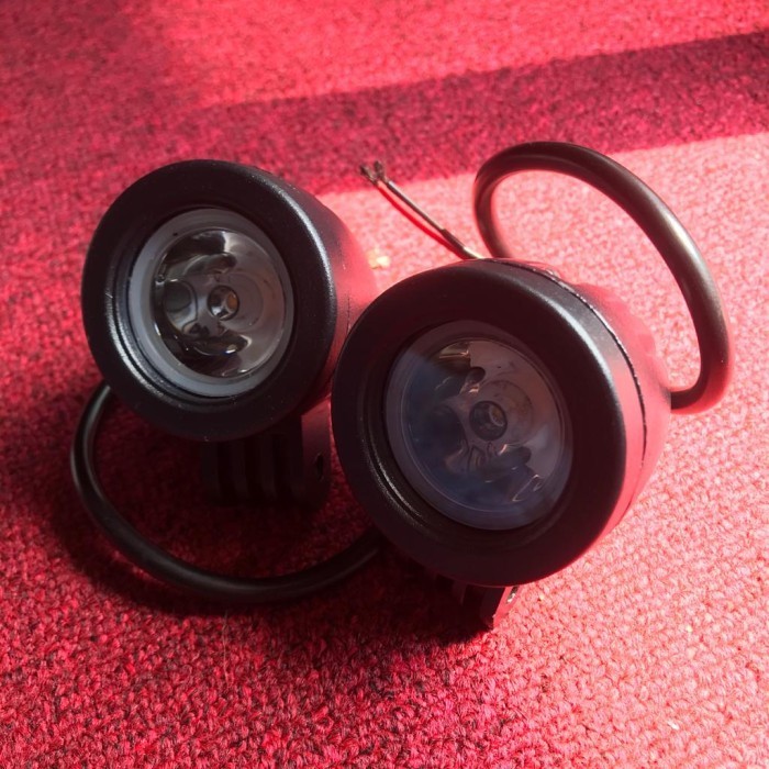 Lampu Sorot Led Kabut Universal Motor - Putih Ori