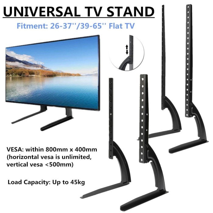 ```````] Standing TV Bracket TV Braket Layar Datar Ukuran TV 32 - 65 inch
