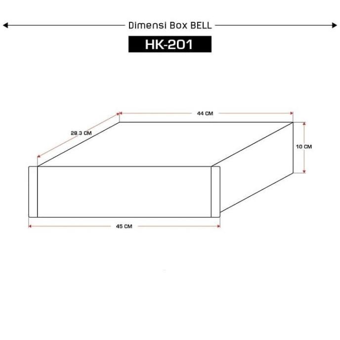 Box Power Amplifier Bell Hk 201 Hk201 Box Bell