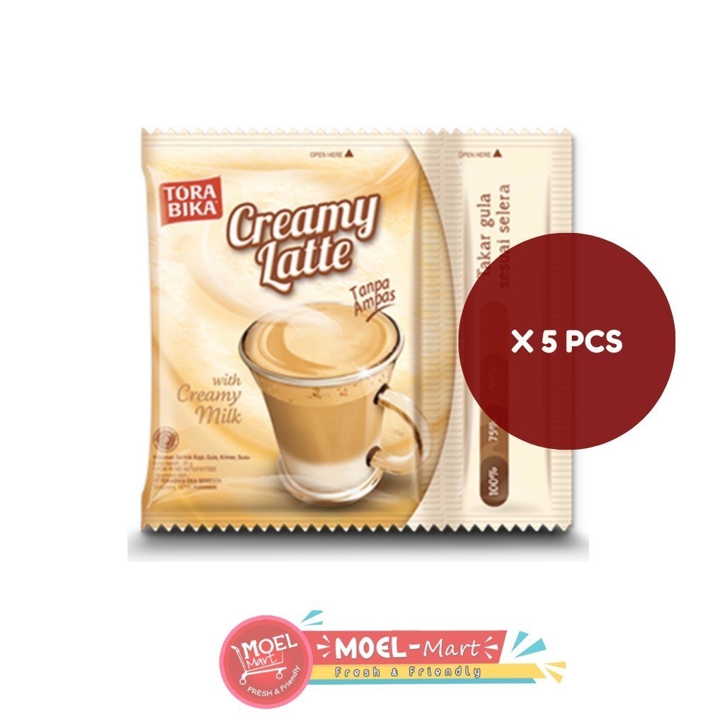 

TORABIKA CREAMY LATTE 5 Sachet x 25GR