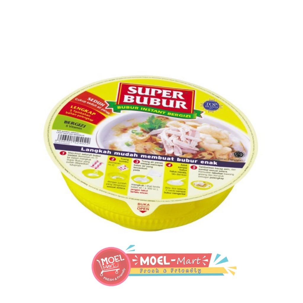 

SUPER BUBUR Rasa Ayam Cup 64gr