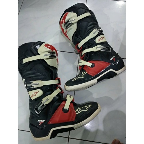 [PRJ] BOOTS ALPINESTARS TECH 7 SECOND. SEPATU CROSS 2ND ORIGINAL MOTOCROSS TRAIL ADVENTURE TRABAS KT