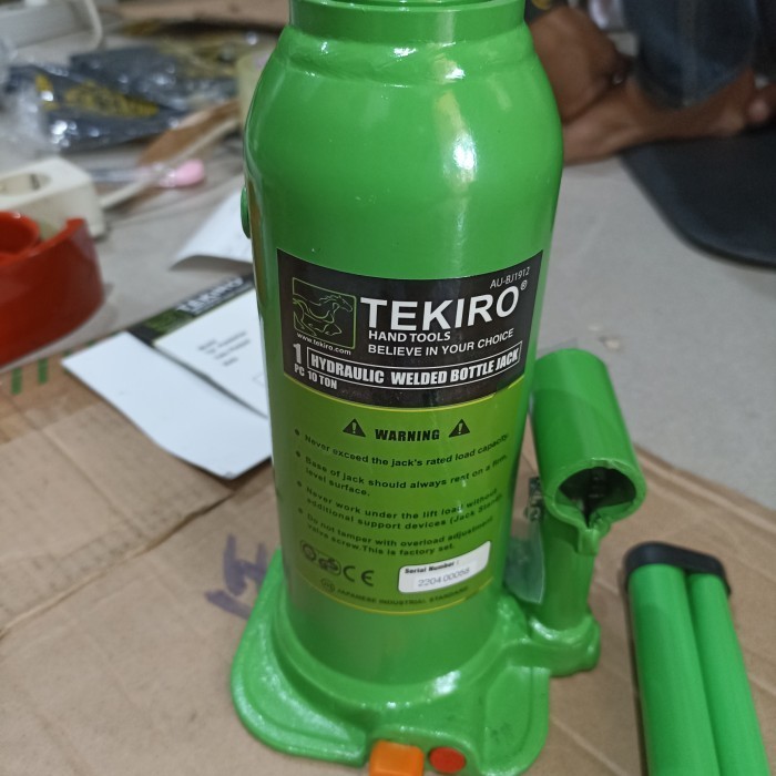 Dongkrak Botol Tekiro 10 Ton / Dongkrak Mobil 10 Ton / Dongkrak Botol