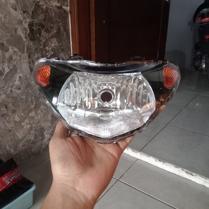 Ready Lampu Depan Mio Smile Custom Smoke Premium