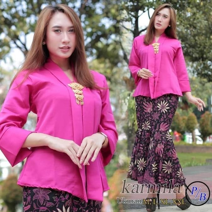 Setelan Kebaya Modern Floy Kutubaru Rok Duyung Tosca Dan Lainnya