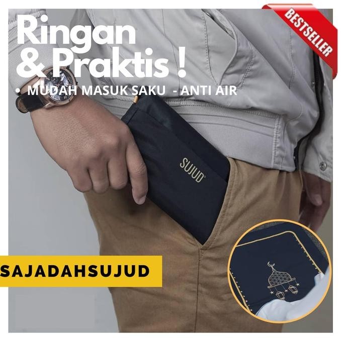 Sajadah Travel Simple Tipis Sejadah Portable Ringan Kecil Anti Air