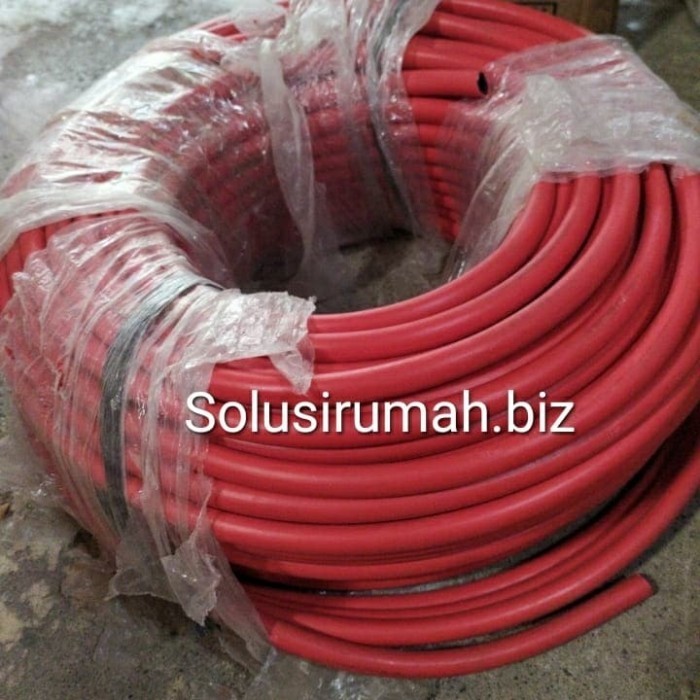 +++++] Selang Fleksible Regulator Kompor Gas LPG Orange Red Propeller SNI 1m