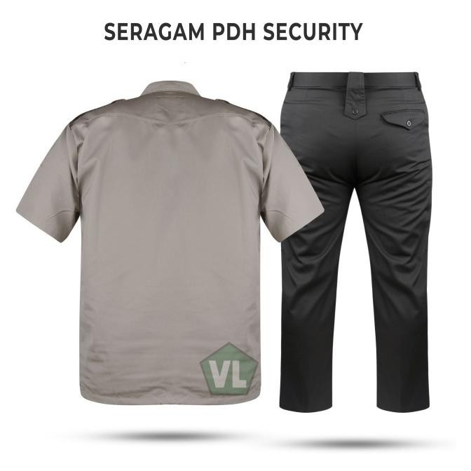 [Model Baru] Baju Kemeja Seragam Pdh Satpam Security Lengan Pendek