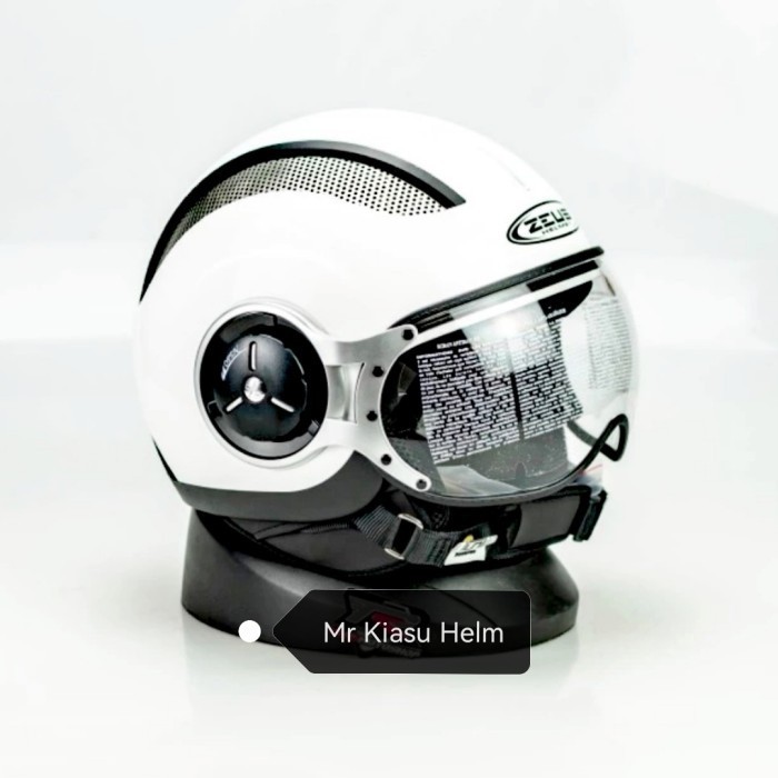 Helm Zeus 218 Retro Pilot - White