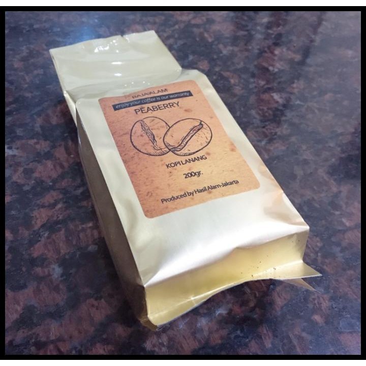 

TERMURAH KOPI ARABIKA LANANG PEA BERRY COFFEE 200GR