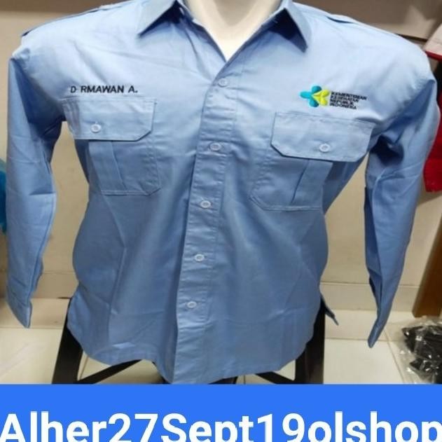 Kemeja Kemenkes Ri Baju Kemenkes Seragam Kemenkes Baju Dinas Kemenkes