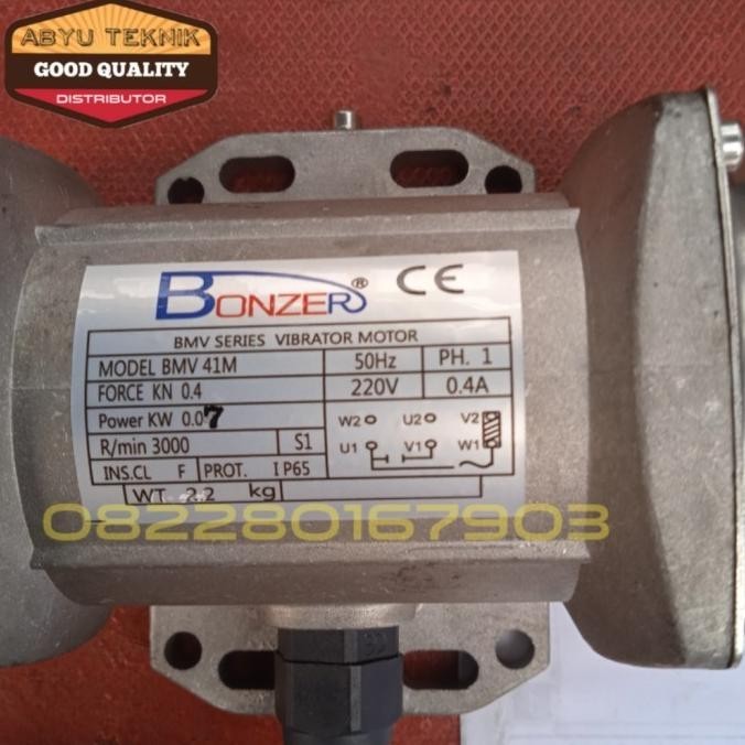 VIBRATING MOTOR 1PHASE TIPE BMV 41 MERK BONZER