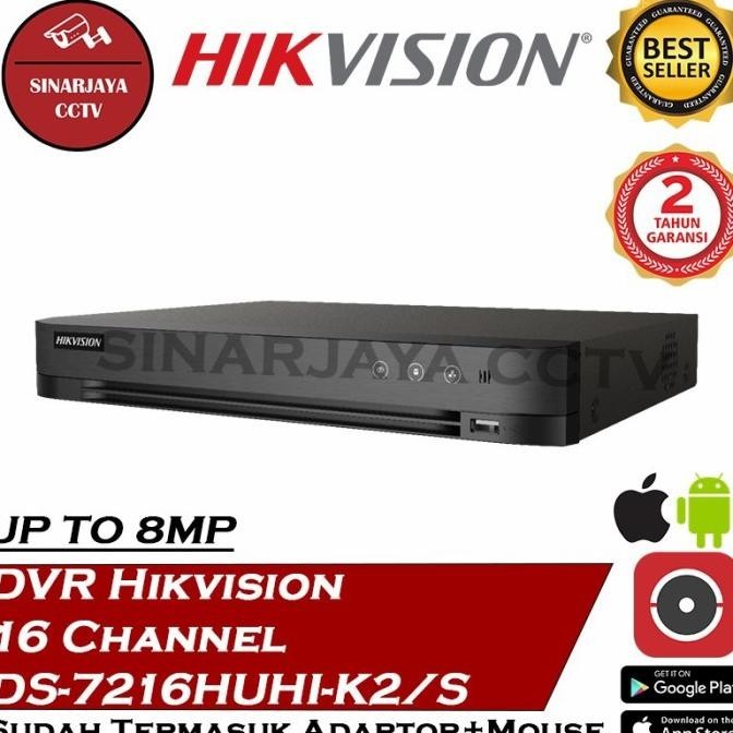 PROMO DVR 16CHANEL HIKVISION DS-7216HUHI-K2/S(3MP-5MP)