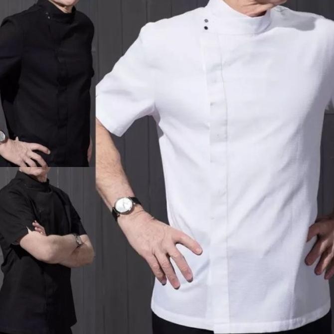 Baju Koki / Baju Chef / Seragam Koki / Baju Pelayan Koki Mesh Restoran
