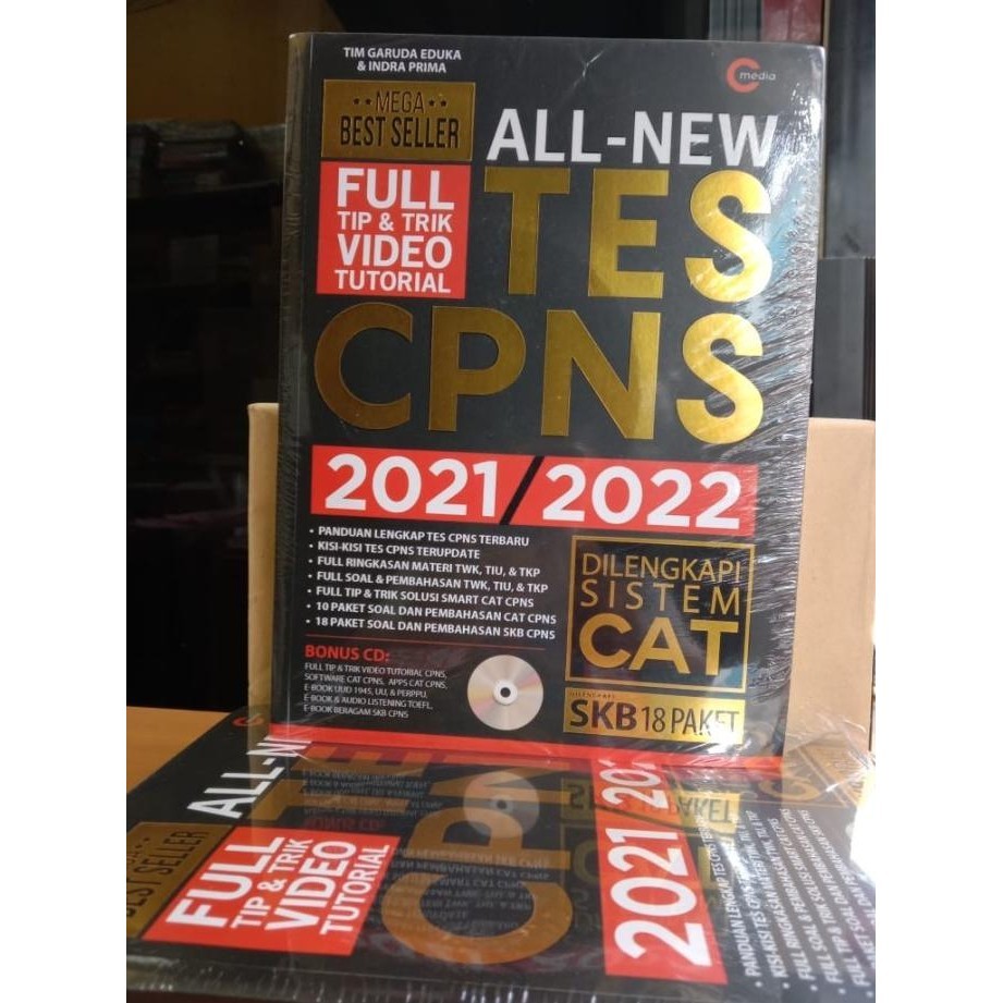 

Origianal - Buku All New Tes CAT CPNS 2021/2022 Oleh Tim Garuda Eduka