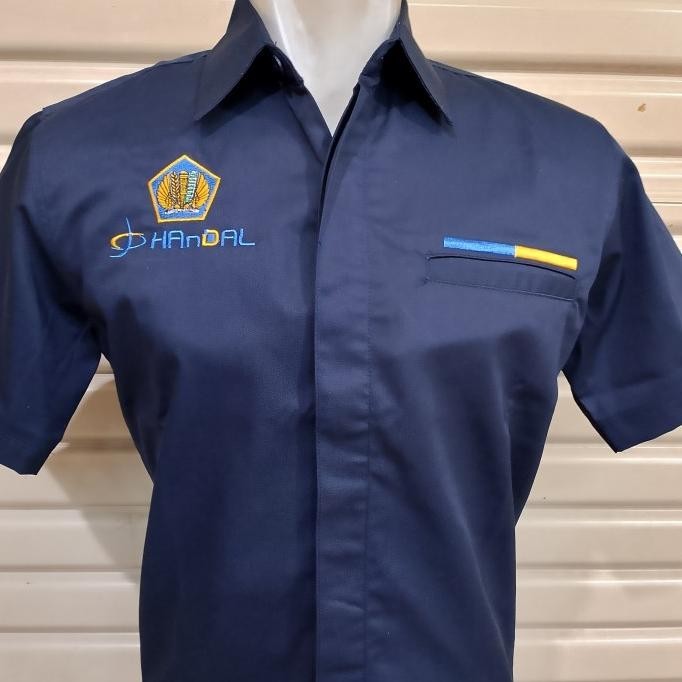 Kemeja / Seragam Kemenkeu Handal Biru Nevy Uk Xxl