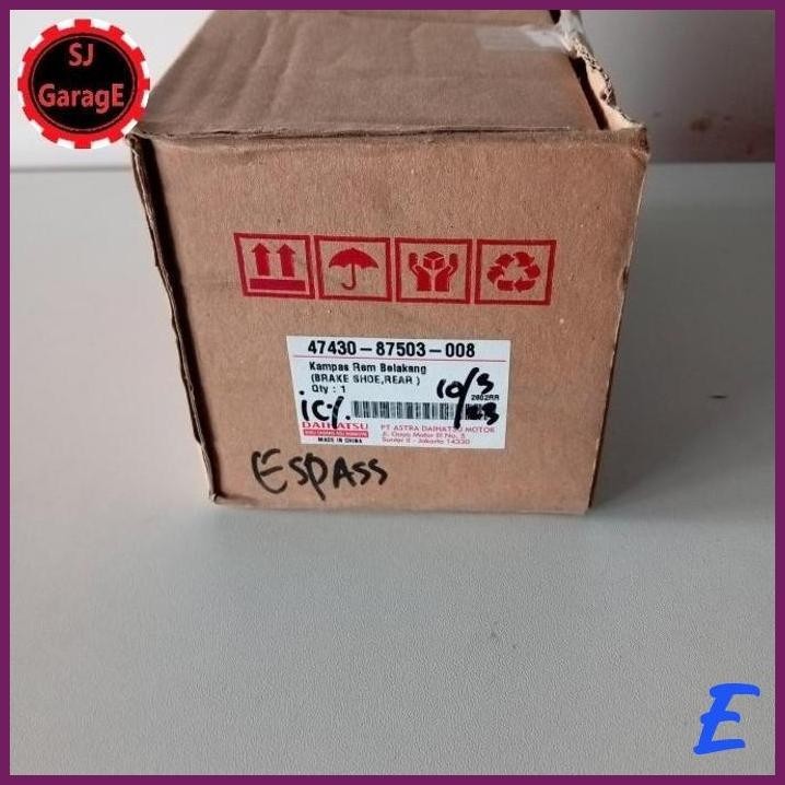 | SGE | BRAKESHOE/KAMPAS REM BELAKANG ESPASS % GENUINE PART