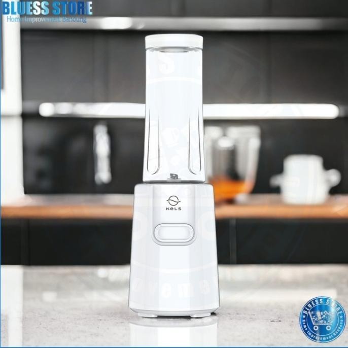 Kels Daily Mini Blender 350 ml Blender Portable Listrik Juicer Putih