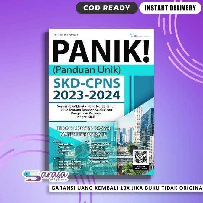 

Buku Tes CPNS - PANIK! (Panduan Unik) SKD-CPNS 2023-2024