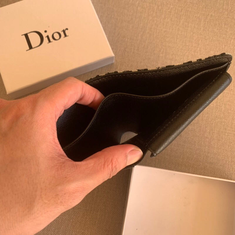 [ONLINE EXCLUSIVE] DOMPET LIPAT PRIA DIOR CANVAS MEN WALLET NEW PREMIUM QUALITY FREE BOX