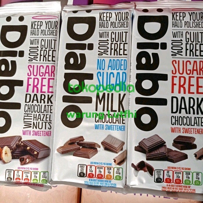 

DIABLO BAR CHOCOLATE SUGAR FREE 85GR