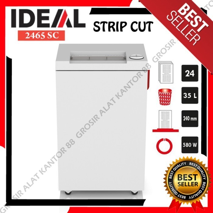 

Paper Shredder IDEAL 2465 SC / Mesin Penghancur Kertas IDEAL 2465SC