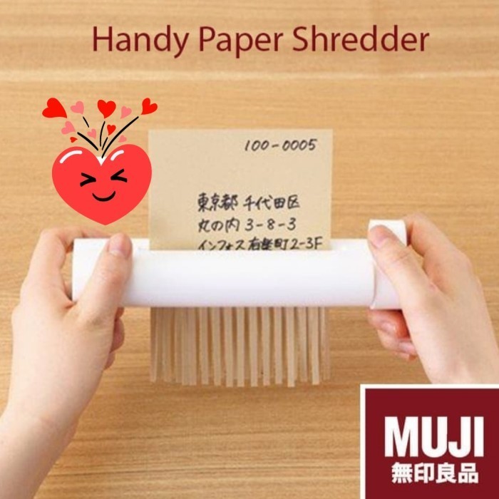 

Muji Handy Paper Shredder Penghancur Kertas