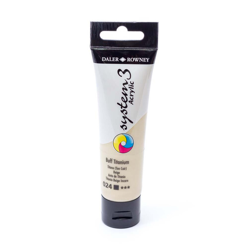 

Daler-Rowney System3 Acrylic 59ml Buff Titanium