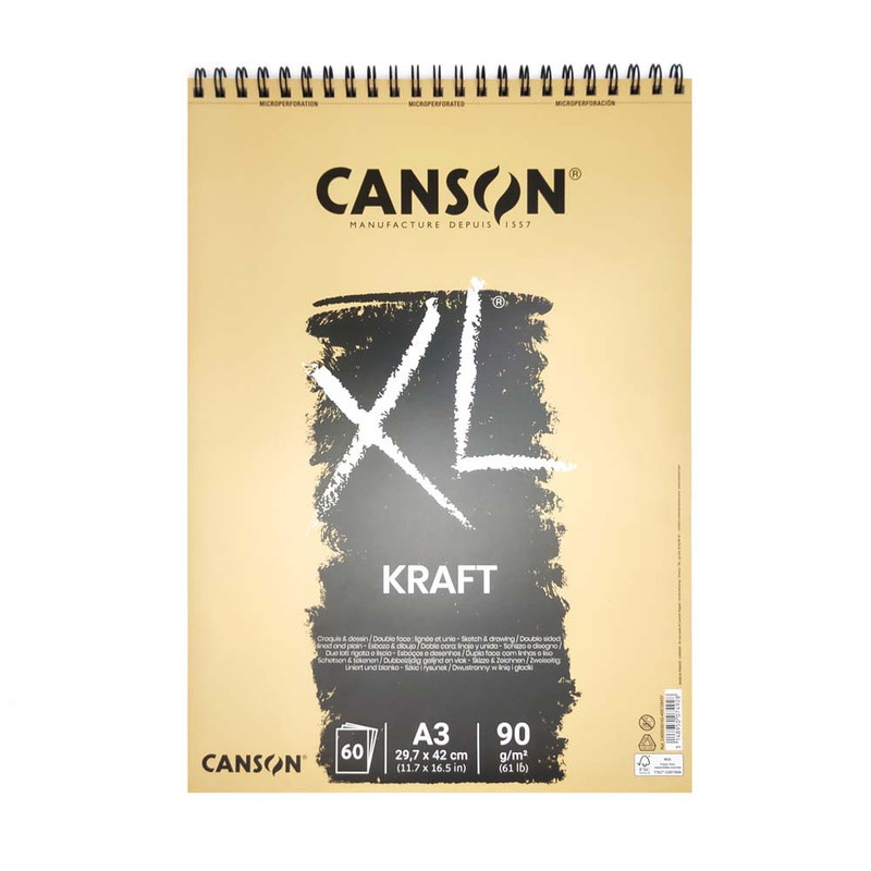 

Canson XL Kraft 60Sheets A3 90G