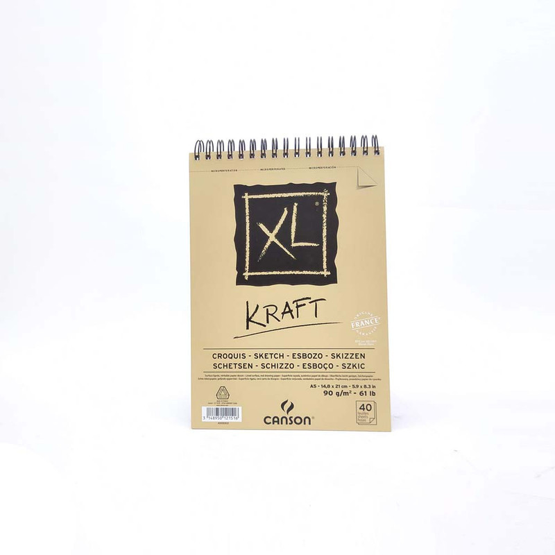 

Canson Xl Kraft 40Sheets A5 90G