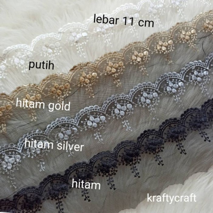 

1 rajut giper baju ROLL meteran kebaya bunga Renda harga gyper katun t