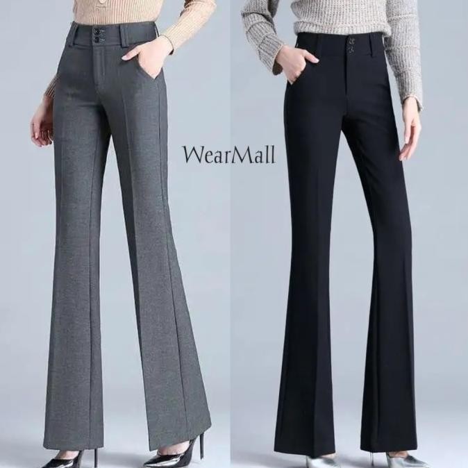 NEW Celana Wanita Celana Kerja Cutbray / Celana Bahan Cutbray /