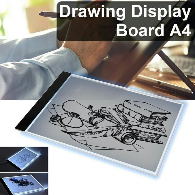 

Led Drawing Tracing Stensil Board A4 Papan Jiplak Gambar Anak & Dewasa