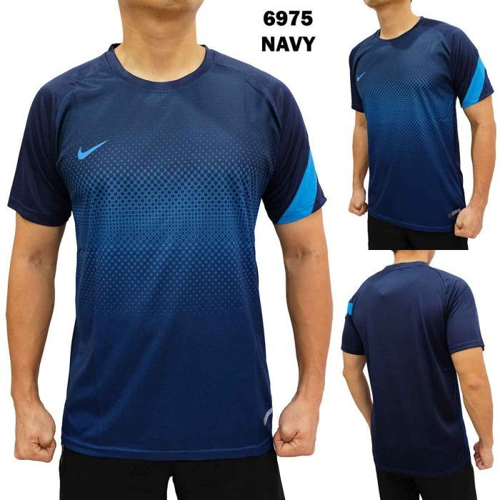 Kaos Olahraga Cowok 6975 Baju Treining Gym Lari Fitness Sport Cowok